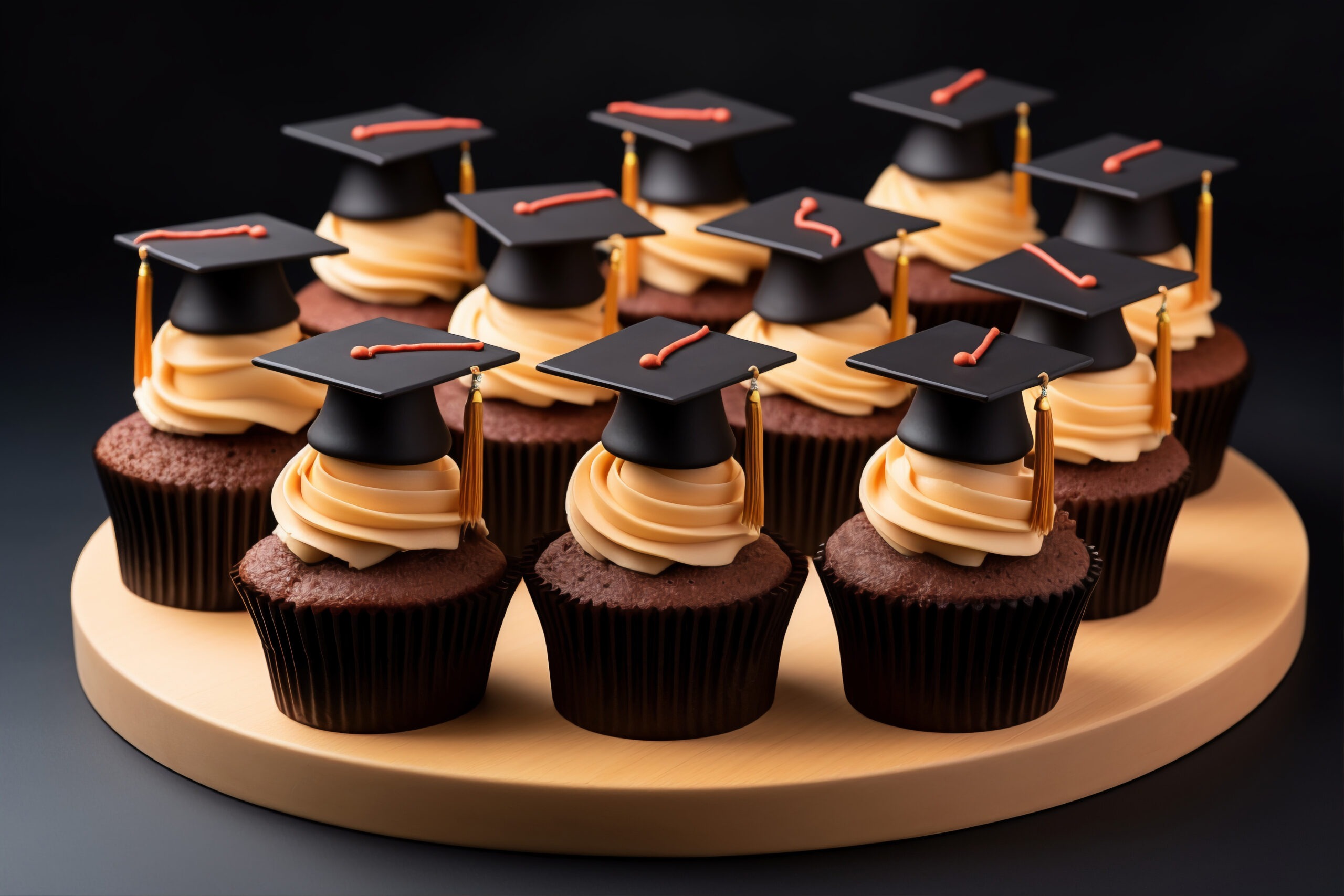 graduation cupcakes