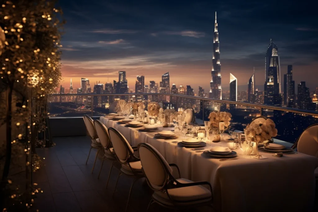 outdoor iftar party